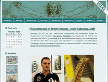 Tablet Screenshot of praxis-vital-bs.de